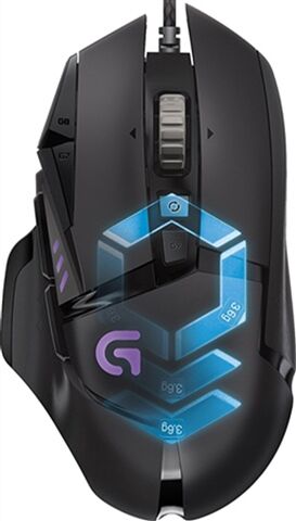 Refurbished: Logitech G502 Proteus Spectrum Gaming Mouse (Without Weights), B