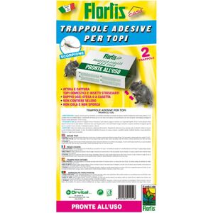 FLORTIS Trappola per ratto e talpa e mouse  Stop