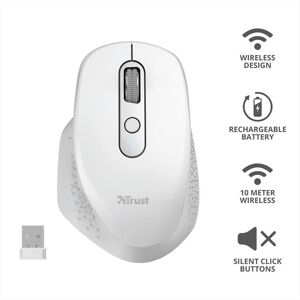Trust Ozaa Rechargeable Mouse-white