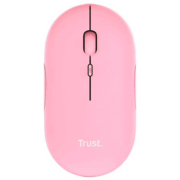 trust mouse wireless  puck wrl rchr pnk