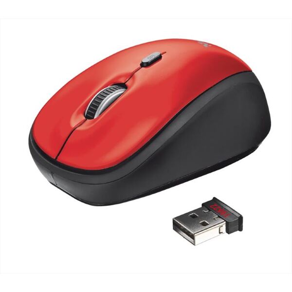 trust mouse wireless 19522-red