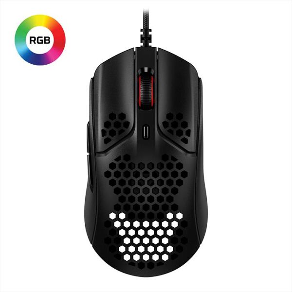 hyperx mouse gaming pulsefire haste-nero