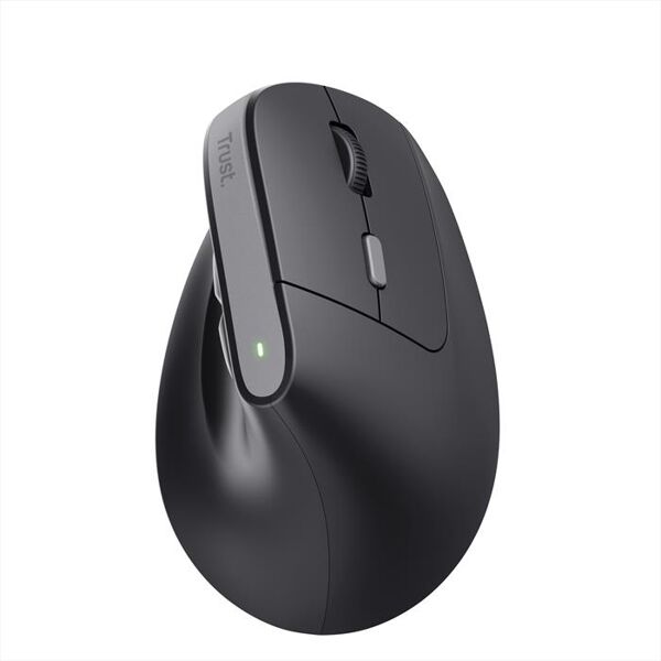 trust bayo ii ergonomic wireless mouse-black