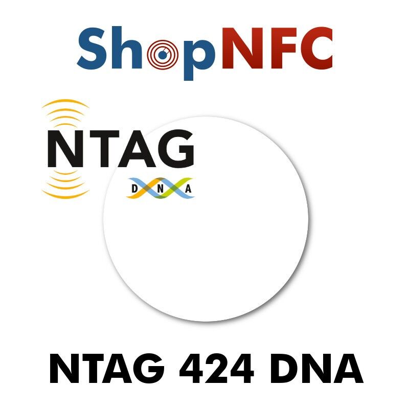 Tag NFC NTAG424 DNA 29mm adesivi