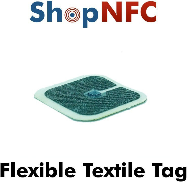 Tag NFC tessili flessibili NTAG212 30x30mm