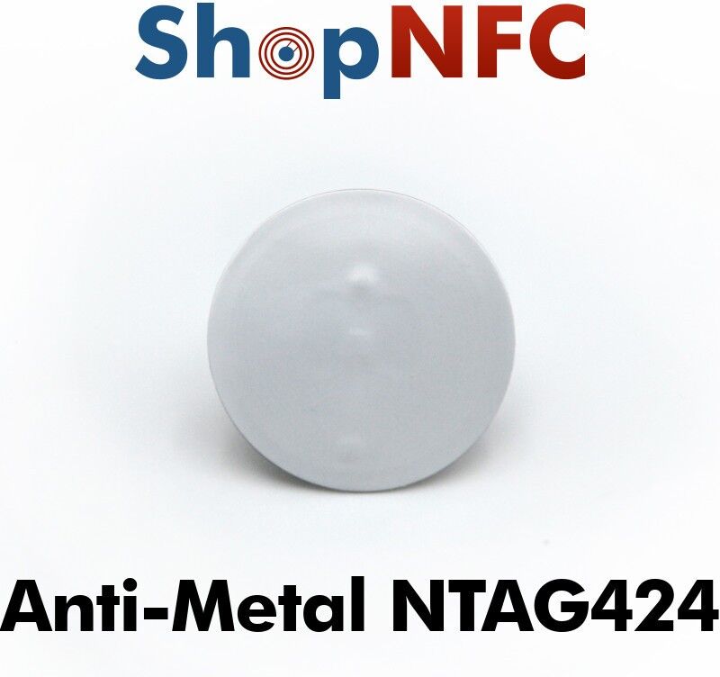 Tag NFC schermati NTAG424 DNA 29mm adesivi