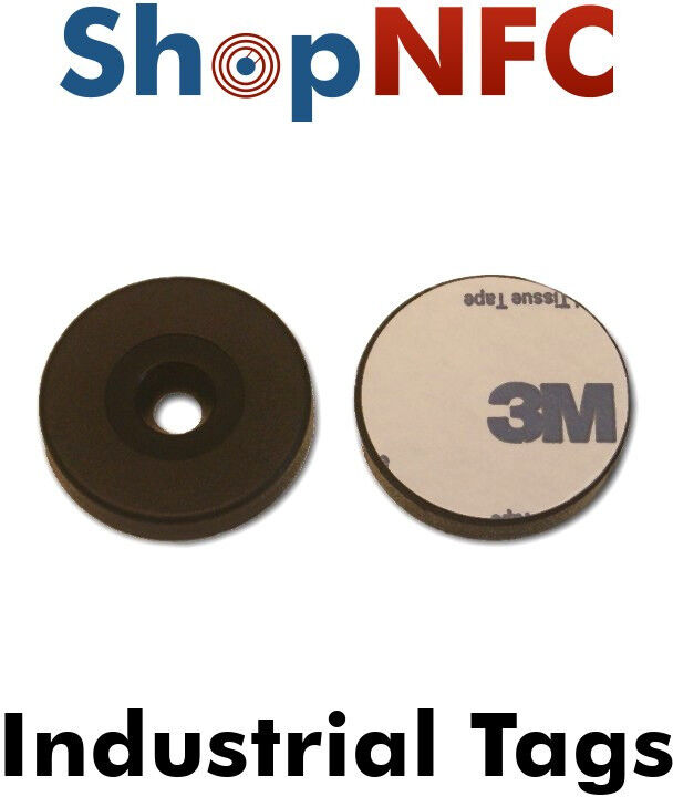 Tag NFC industriali NTAG216 schermati adesivi 29mm