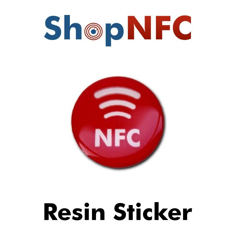 Tag NFC resinati 29mm adesivi