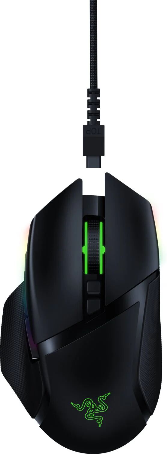 Razer basilisk ultimate mouse gaming ottico wirless 20.000 dpi 11 pulsanti programmabili rgb nero