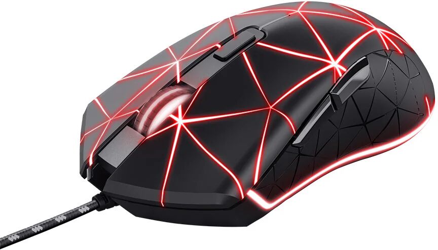 Trust GXT 133 Locx mouse Mano destra USB tipo A Ottico 4000 DPI