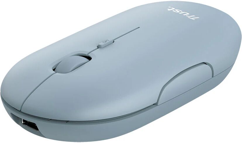 Trust Puck mouse Ambidestro RF senza fili + Bluetooth 1600 DPI