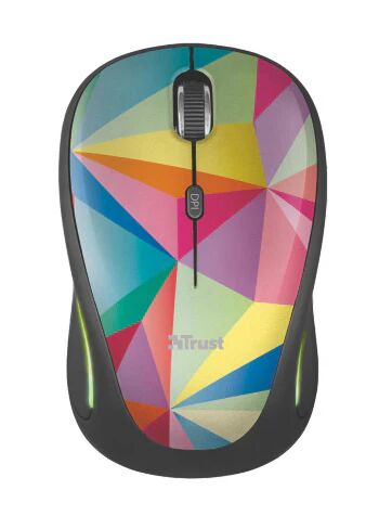 Trust Yvi FX mouse Ambidestro RF Wireless Ottico 1600 DPI