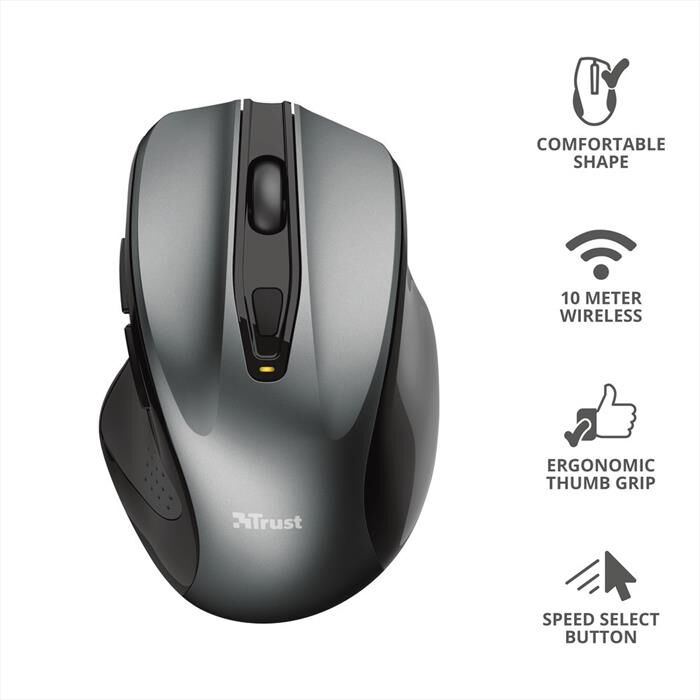 Trust Nito Wireless Mouse-black