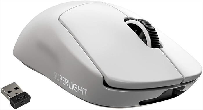 Logitech G Pro X Superlight-bianco