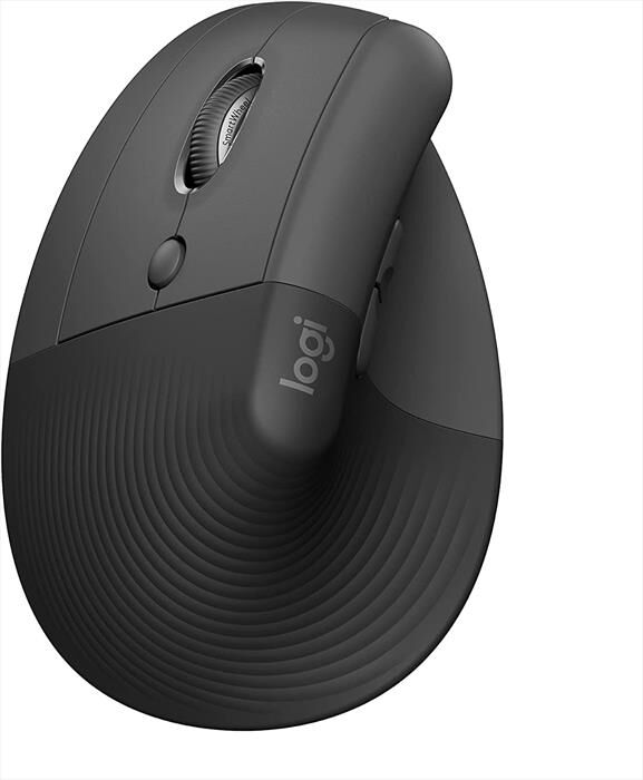 Logitech Lift Left Vertical Ergonomic Mouse-grafite