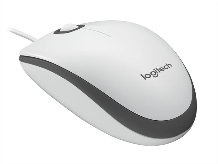 Logitech Mouse M100-bianco