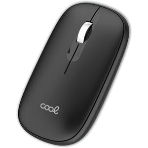 Cool Draadloze  Slim Mouse 2-in-1 (Bluetooth + USB-adapter), zwart