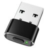DAWRIS Metalen muis-jiggler, niet detecteerbaar, thuiskantoor, muisbeweger voor thuiskantoor, automatische muis-jiggler houdt pc/laptop wakker, USB-muismover thuiskantoor muis mover met 3 modi, drivervrij