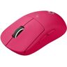 Logitech Rato Pro X (Wireless - 2400 dpi - Rosa)