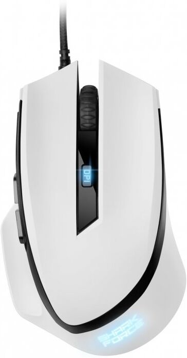 Sharkoon shark force ii rato gaming 4200dpi branco