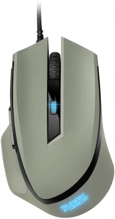 Sharkoon shark force ii rato gaming 4200dpi cinzento