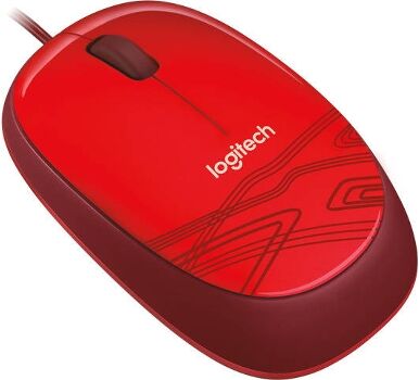 Logitech Rato M105 (Cabo USB - Casual - 1000 dpi - Vermelho)