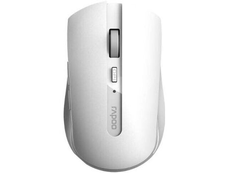 Rapoo Rato 7200M (Bluetooth - Produtiva - 1600 dpi - Branco)