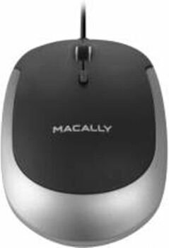 Macally Rato DynaMouse (Cabo USB - Casual - 1600 dpi - Preto)