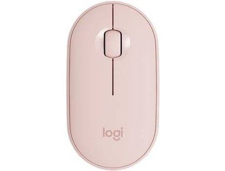 Logitech Rato M350 Pebble (Bluetooth - Regular - 1000 dpi - Rosa)