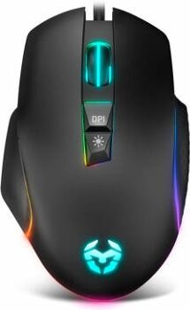 Krom Rato Gaming Keos RGB (6400 dpi - Preto)