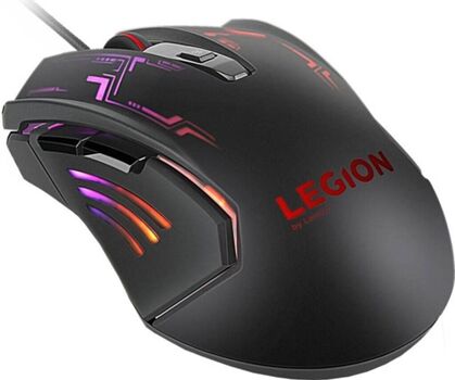 Lenovo Rato Gaming Legion M200 RGB (2400 dpi - Preto)