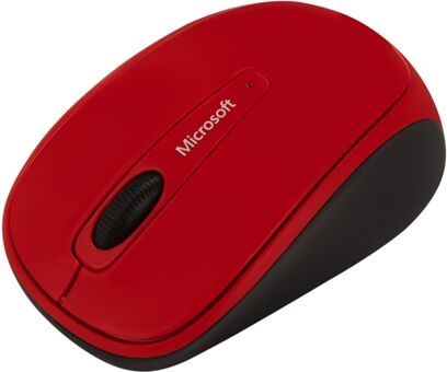 Microsoft Rato 3500 (Wireless - Casual - 1000 dpi - Vermelho)