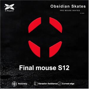 X-Raypad Obsidian Mouse Skates Finalmouse Ultralight 2 / Starlight 12 Small