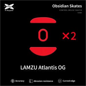 X-Raypad Obsidian Mouse Skates Till Lamzu Atlantis Og