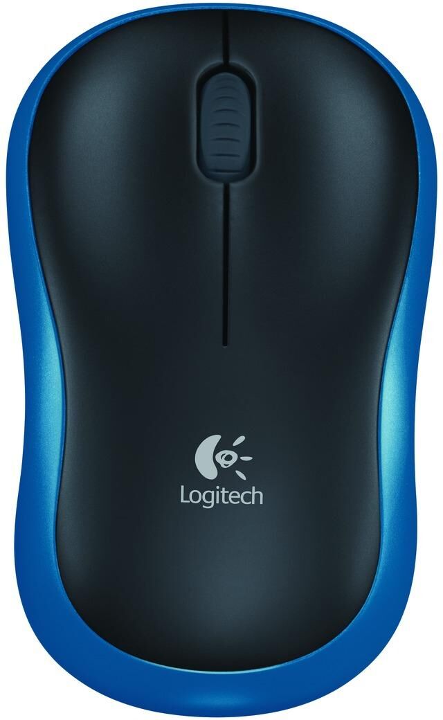 Logitech Mus Logitech M185 Blå, trådlös