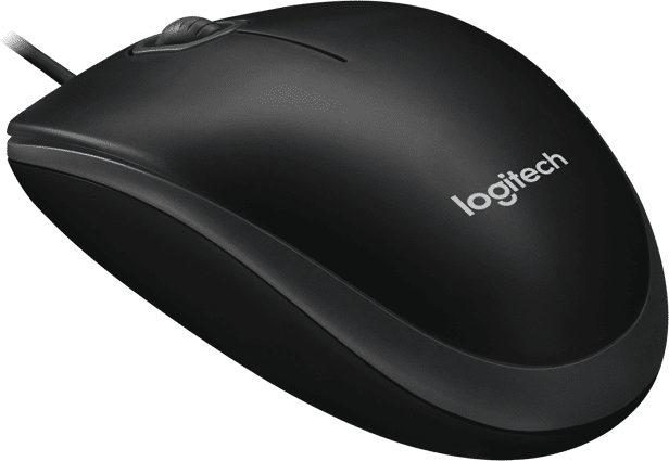 Logitech B100 Optisk Usb Mus, Black