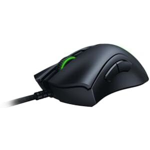 Ansell RAZER DeathAdder V2 - Wired USB Gaming Mouse with Ergonomic Comfort, Optical Switches, Optical Focus + 20K Sensor, Speedflex Cable, Built-in Memory, Programmable