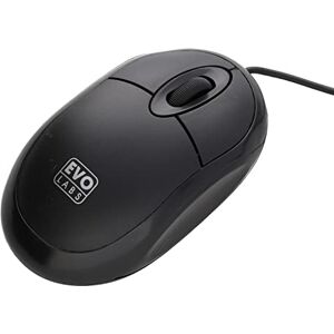 kenable EVO USB Optical Mini Mouse 3 Button 800DPI Home or Office PC/Laptop Black