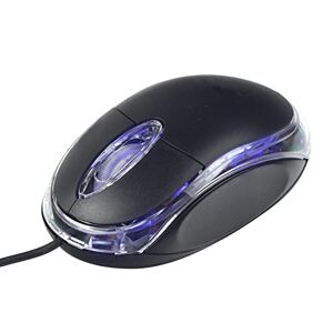 Generic Computer Mouse Wired, ABS Silent USB Computer Mouse, Comfortable Grip Ergonomic Optical, Reliable Wired Mouse, Portable Game Mechanical Mousses for Computers and Laptops