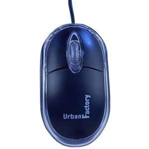 Urban Factory BDM02UF Cristal Mouse Optical USB 2.0, 800dpi, Internal Light - Black