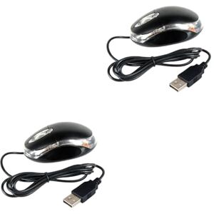 Uonlytech 2 Pcs Programmable Mouse Usb Mouse Ergonomic Mouse Optical Mouse Laptop Mouse Office Cordless Mouse Mouse Silent Click Mouse Mini Mouse Wire Mouse Optical Office Mouse Notebook