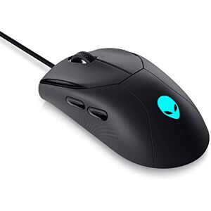 Alienware AW320M Wired Gaming Mouse, USB-A, Optical Sensor, 6 Configurable Buttons, Black