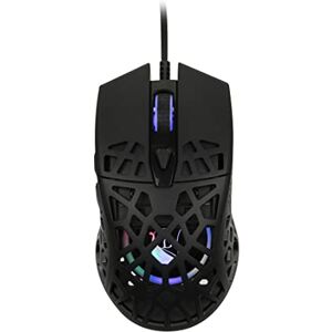 Konix Drakkar Wired Gaming Mouse Aegir Ultra Light 70g for PC - 7 Buttons - 7 DPI Levels - Rainbow LED Backlight - Black