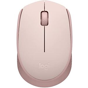 Logitech M171 Wireless Mouse for PC, Mac, Laptop, 2.4 GHz with USB Mini Receiver, Optical Tracking, 12-Months Battery Life, Ambidextrous - Pink