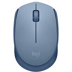 Logitech M171 Wireless Mouse for PC, Mac, Laptop, 2.4 GHz with USB Mini Receiver, Optical Tracking, 12-Months Battery Life, Ambidextrous - Grey