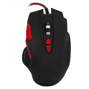 ADITAM Wired Gaming Mouse, USB 8 Keys 4‑Speed DPI Adjustable Mice, Ergonomic Mouse with Breathing Light, Plug and Play Computer Mice for Wins / OS X(G550) Double the comfort