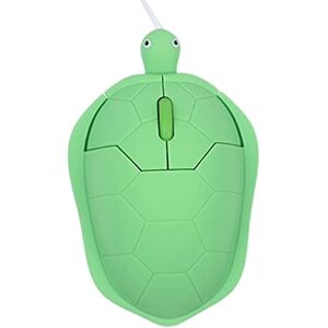 Saiyana Mouse,Green for Turtle Shaped Mice Portable Corded Optical Mouse 1200DPI for Business Travel Office Home School Gift