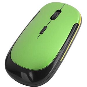 Bewinner Mini Optical Mouse with USB Receiver for Laptop and Computers, 1600dpi Mini Gaming Silent Mouse with Ergonomic Design for PC, 5 Optional Colors Universal Mouse (Green)