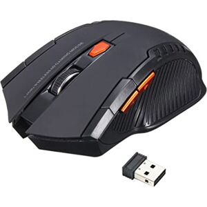 Weduspaty Wireless Optical Battery Gaming Mouse Mice with USB Receiver for Computer PC Laptop Black 1pc, Wireless Mouse