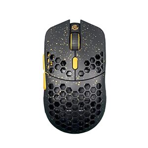 G-Wolves HTS (Small) Wired Gaming Mouse - PAW3389 Sensor - 50 to 16,000 CPI - 48±2Gram-TTC Golden Color Encoder - Ultra Lightweight Honeycomb Design（Small-Wired-Stardust-GoldenColor）